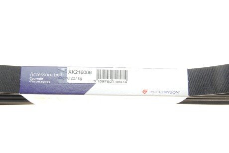 Привідний ремінь генератора hutchinson 2160K6