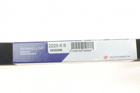 Привідний ремінь генератора hutchinson 2225K6