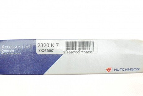 Приводной ремень генератора hutchinson 2320K7