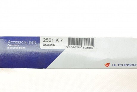 Привідний ремінь генератора hutchinson 2501K7