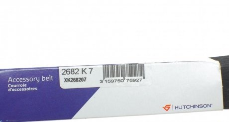 Привідний ремінь генератора hutchinson 2682K7