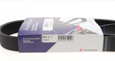 Приводной ремень генератора hutchinson 880K7