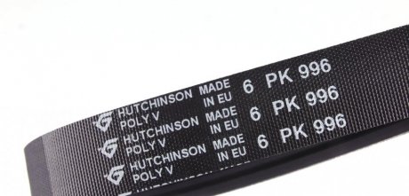Привідний ремінь генератора hutchinson 996K6