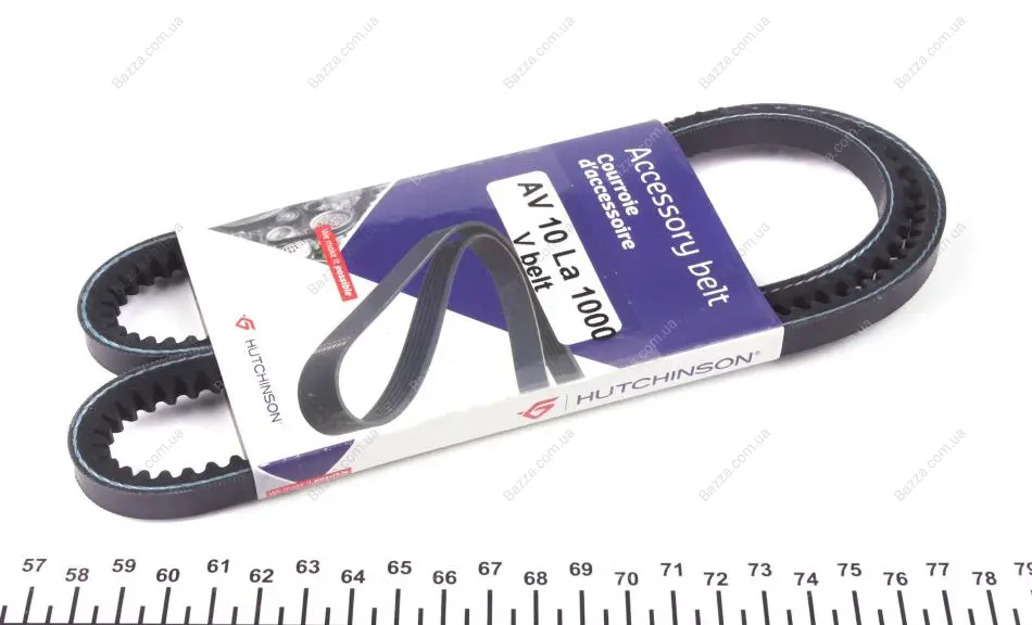 Ремень генератора hutchinson AV 10 La 1000