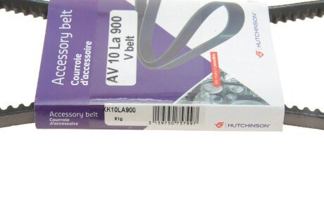 Привідний ремінь генератора hutchinson AV10La900