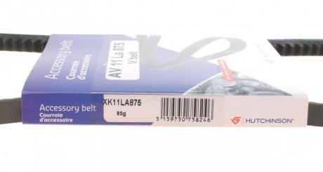 Приводной ремень генератора hutchinson AV11La875