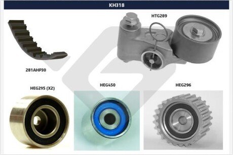 Ремiнь ГРМ к-т hutchinson KH318 на Субару Легаси б4