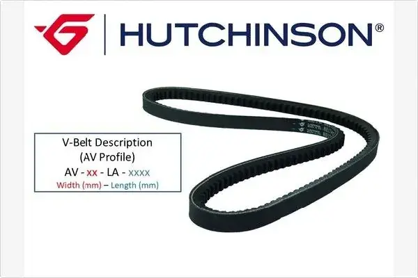 Ремiнь клиновий hutchinson AV10LA625