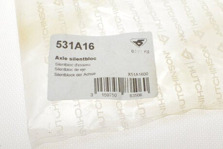 Сайлентблок балки підвіски hutchinson 531A16