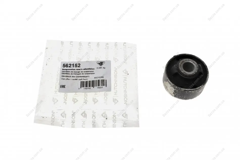 Сайлентблок переднего рычага hutchinson 562152
