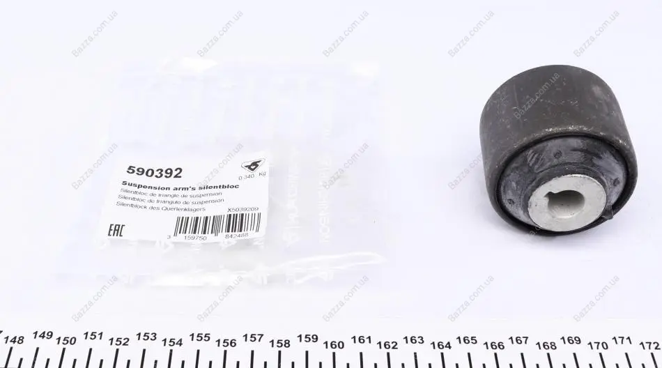 Сайлентблок переднего рычага hutchinson 590392