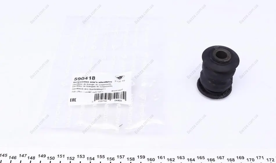 Сайлентблок переднего рычага hutchinson 590418