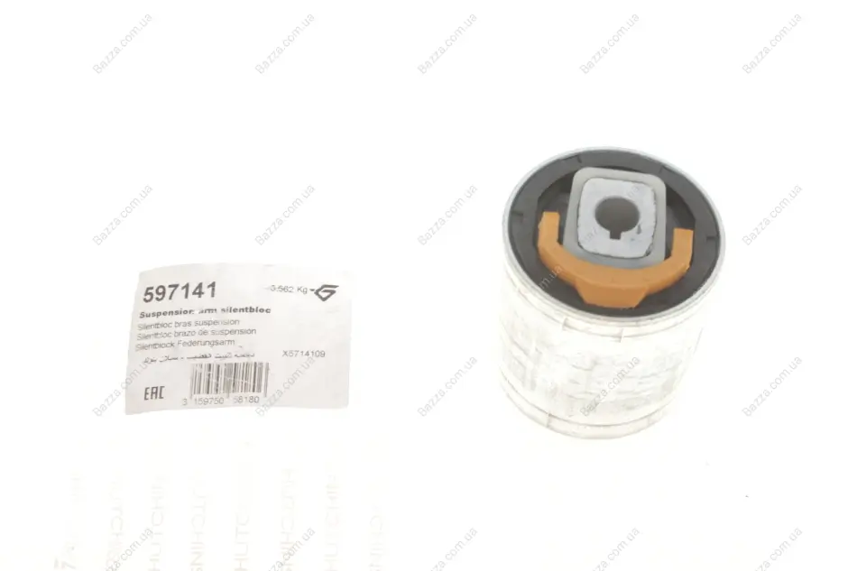 Сайлентблок переднего рычага hutchinson 597141