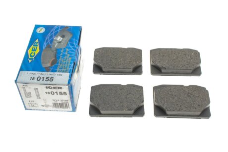 Комплект гальмівних колодок (дискових) icer 180155