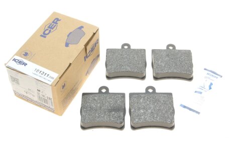 Комплект гальмівних колодок (дискових) icer 181311396