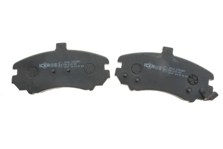 Комплект гальмівних колодок (дискових) icer 181666