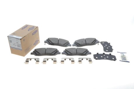 Комплект гальмівних колодок (дискових) icer 181997233