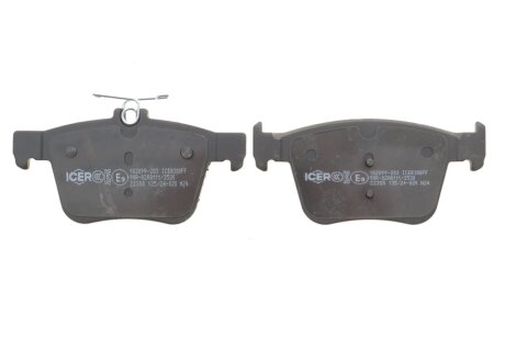 Комплект гальмівних колодок (дискових) icer 182099203