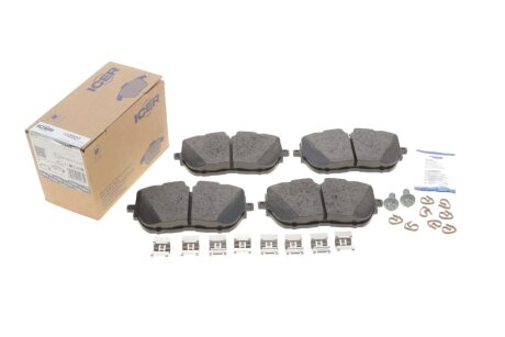 Комплект гальмівних колодок (дискових) icer 182227