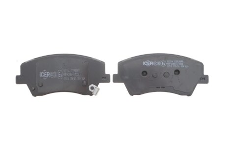 Комплект гальмівних колодок (дискових) icer 182314