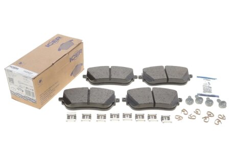 Комплект гальмівних колодок (дискових) icer 182337