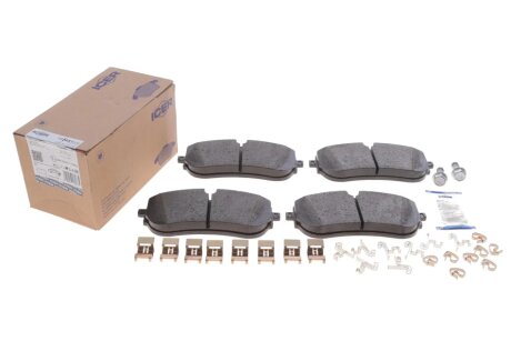 Комплект гальмівних колодок (дискових) icer 182451208