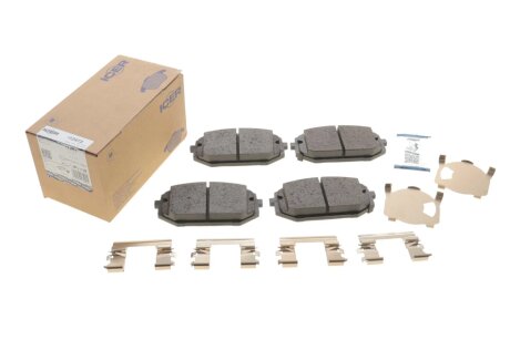 Комплект гальмівних колодок (дискових) icer 182473