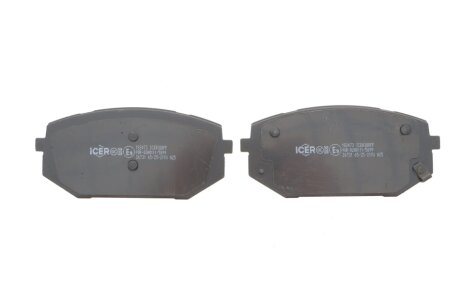 Комплект гальмівних колодок (дискових) icer 182473