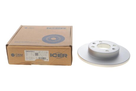 Диск гальмівний icer 78BD47052