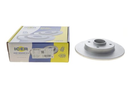 Диск гальмівний icer 78BD47451