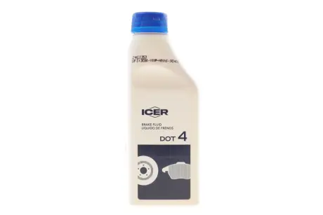 Рідина гальмівна DOT 4 (0,25L) icer 950005 Iveco