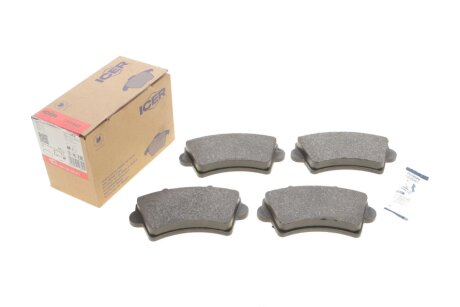 Комплект гальмівних колодок (дискових) icer LM1442