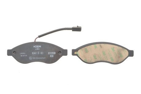Комплект гальмівних колодок (дискових) icer LM1803