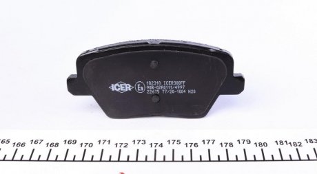 Тормозные колодки icer 182318