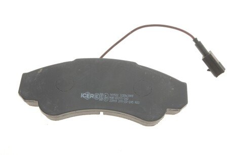 Комплект гальмівних колодок (дискових) icer 141522