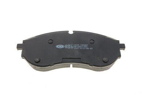 Комплект гальмівних колодок (дискових) icer 142395