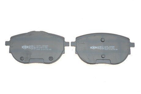 Комплект гальмівних колодок (дискових) icer 142399