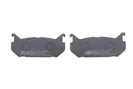 Комплект гальмівних колодок (дискових) icer 181110