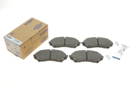 Комплект гальмівних колодок (дискових) icer 181309