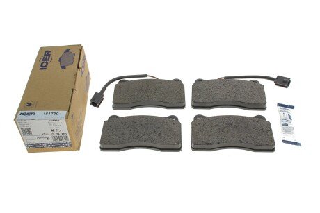 Комплект гальмівних колодок (дискових) icer 181730