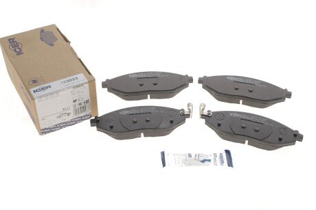 Комплект гальмівних колодок (дискових) icer 182023