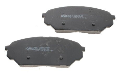 Комплект гальмівних колодок (дискових) icer 182044