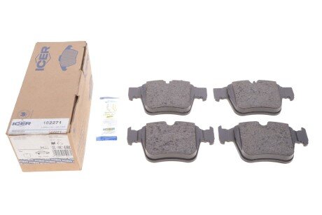 Комплект гальмівних колодок (дискових) icer 182271