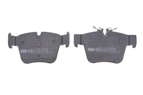 Комплект гальмівних колодок (дискових) icer 182271