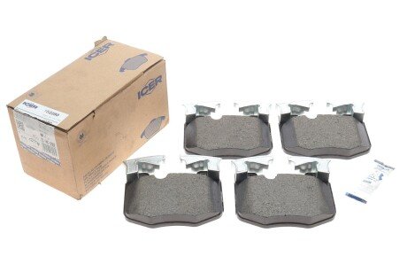 Комплект гальмівних колодок (дискових) icer 182280