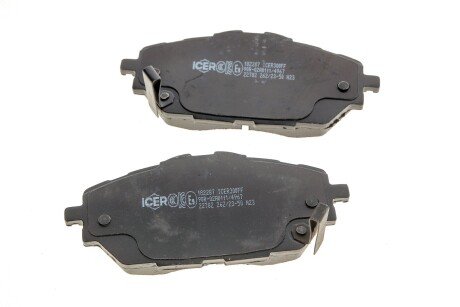 Комплект гальмівних колодок (дискових) icer 182287