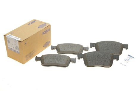 Комплект гальмівних колодок (дискових) icer 182297