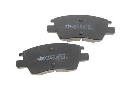 Комплект гальмівних колодок (дискових) icer 182311