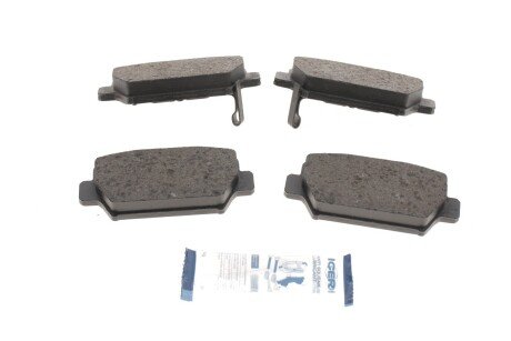 Комплект гальмівних колодок (дискових) icer 182338