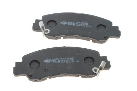 Комплект гальмівних колодок (дискових) icer 182340